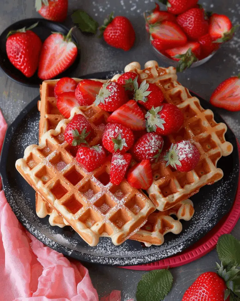Strawberry Waffles