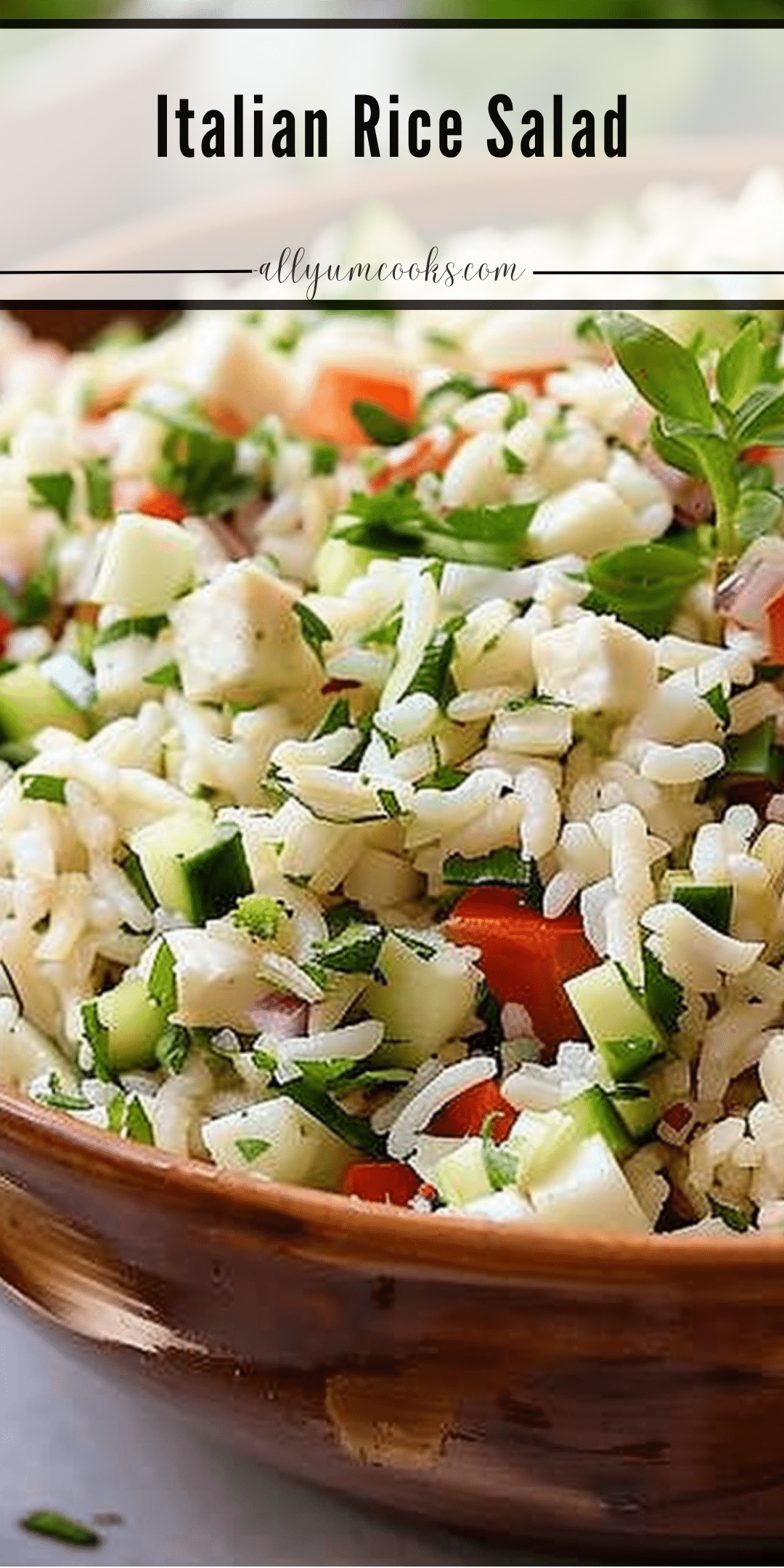 Salad White Rice Italian Rice Salad | All Yum Cooks
