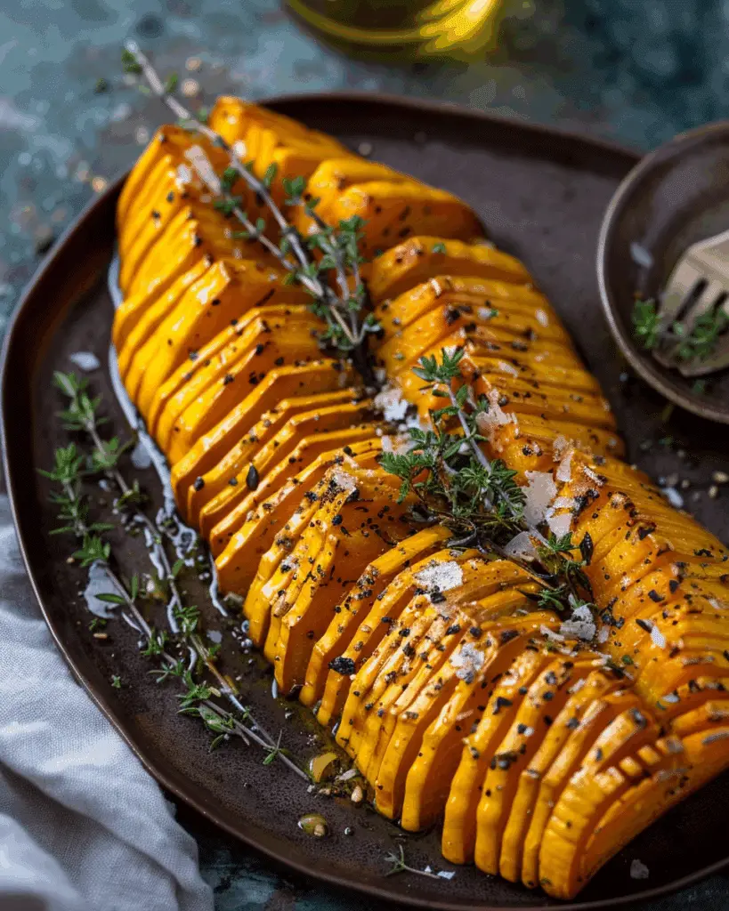 Hasselback Butternut Squash with Dorothy Lynch