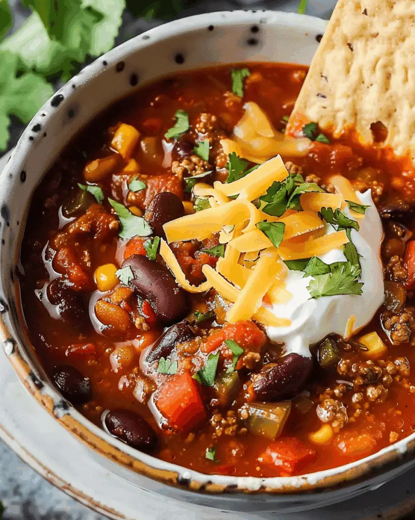 Ninja Foodi Chili (Best Pressure Cooker Chili Recipe)