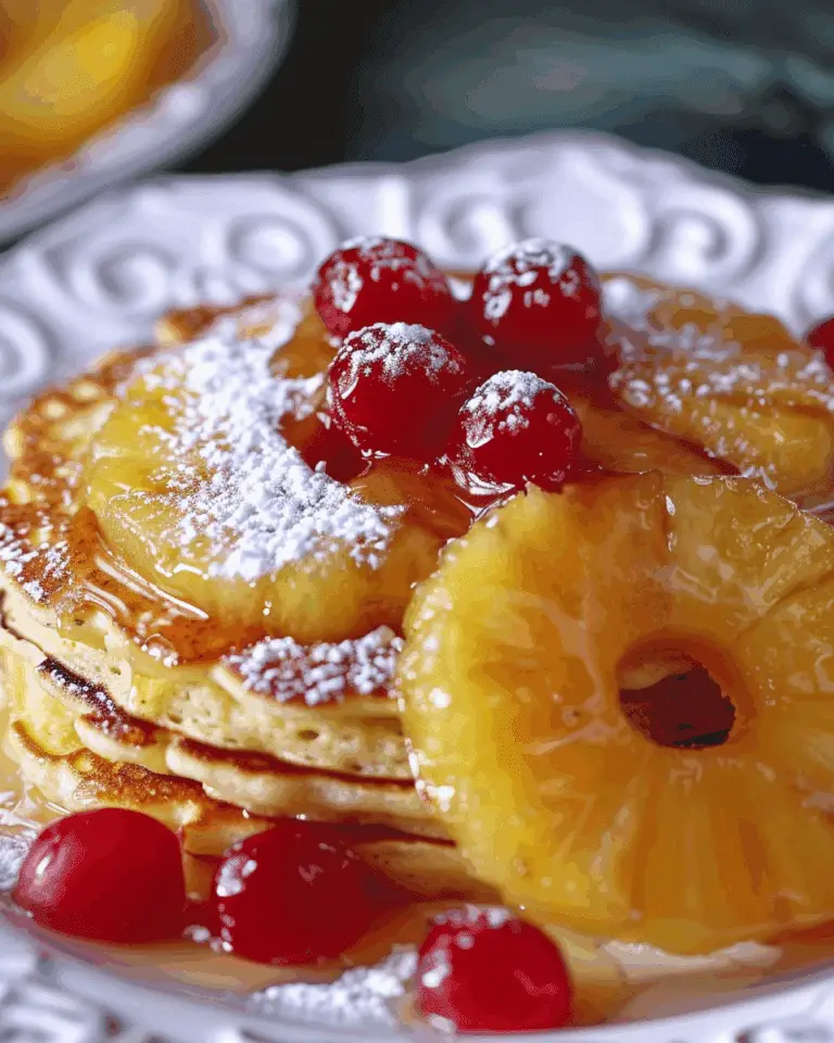 Pineapple Upside-Down Pancakes