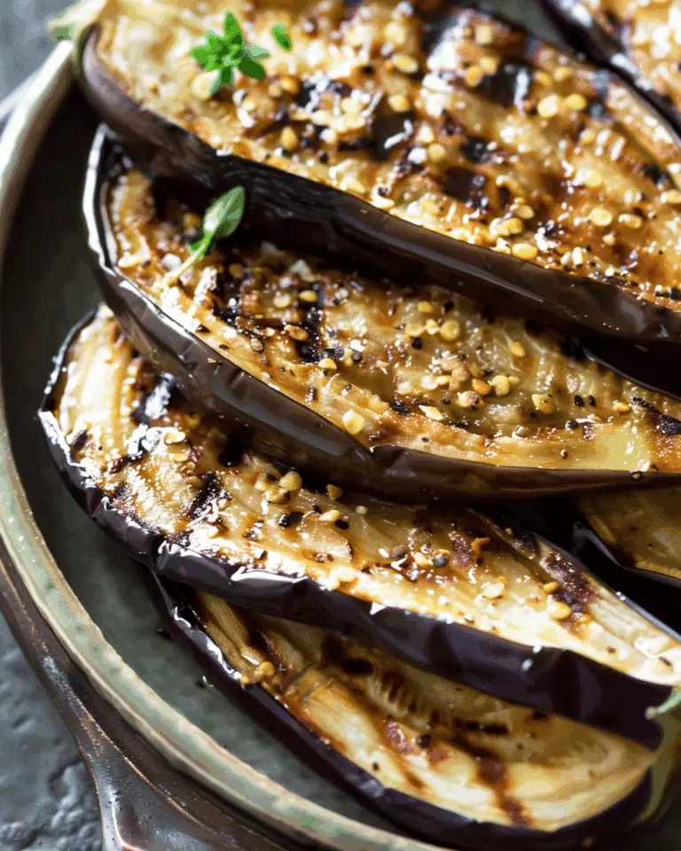 Stove Top Grilled Eggplant