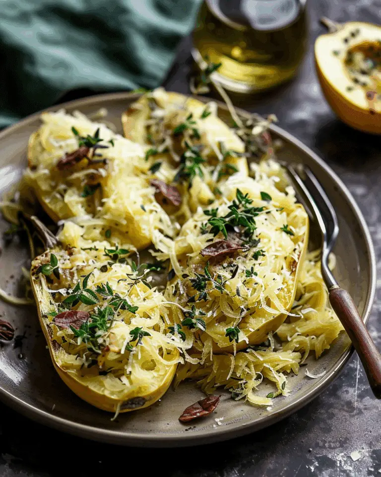 Creamed Spaghetti Squash with Fresh Herbs