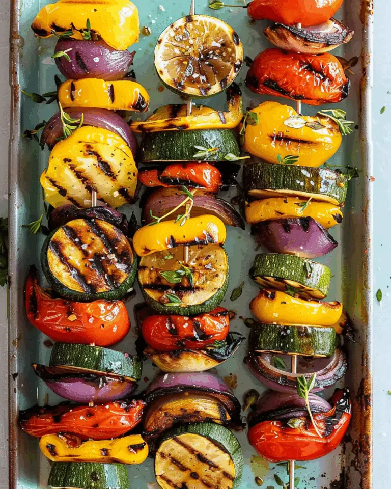 Perfectly Grilled Vegetables