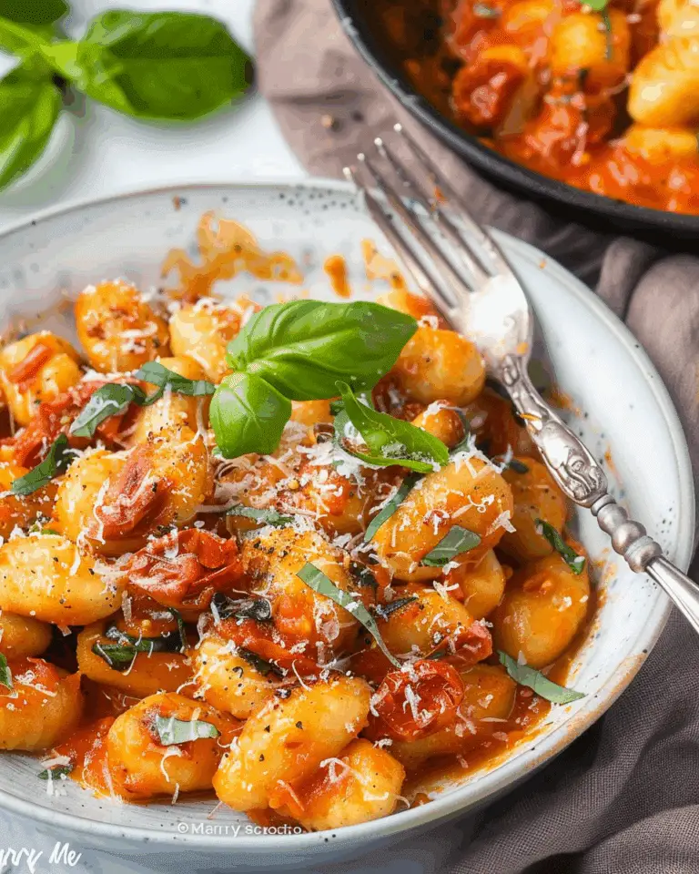 Creamy Sundried Tomato “Marry Me” Gnocchi