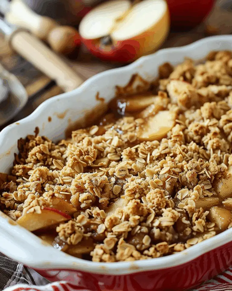 Easy Old Fashioned Apple Crisp