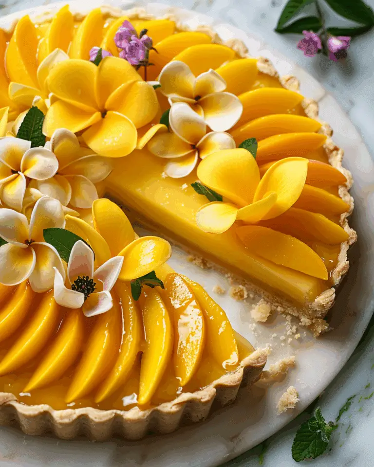 Mango Curd Tart