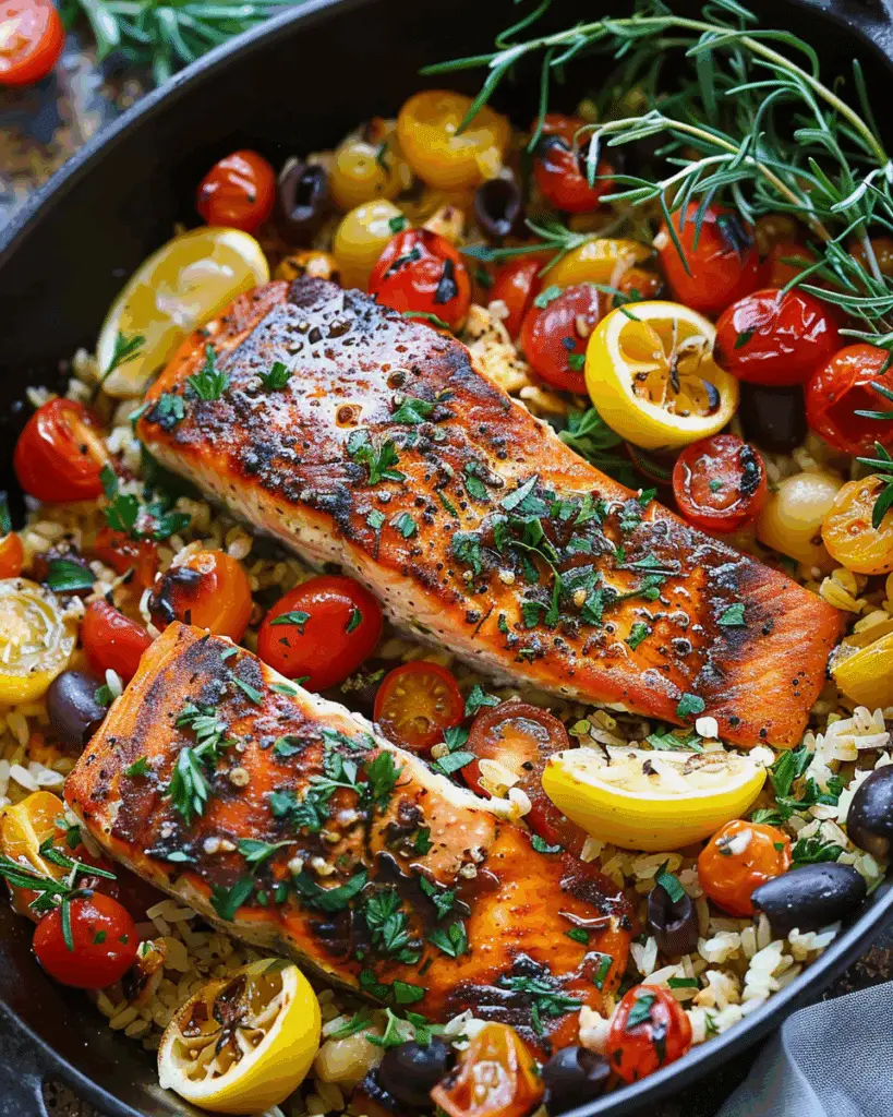 Mediterranean Salmon (One-Pan, 30-Minute Meal)
