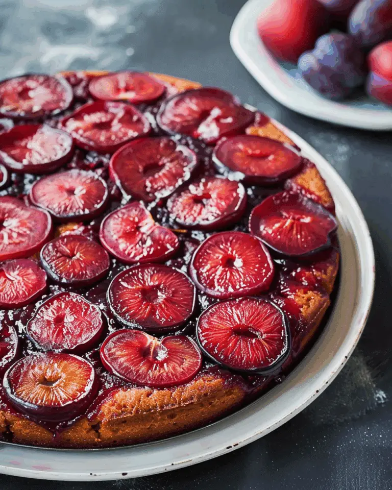 Plum Upside-Down Cake