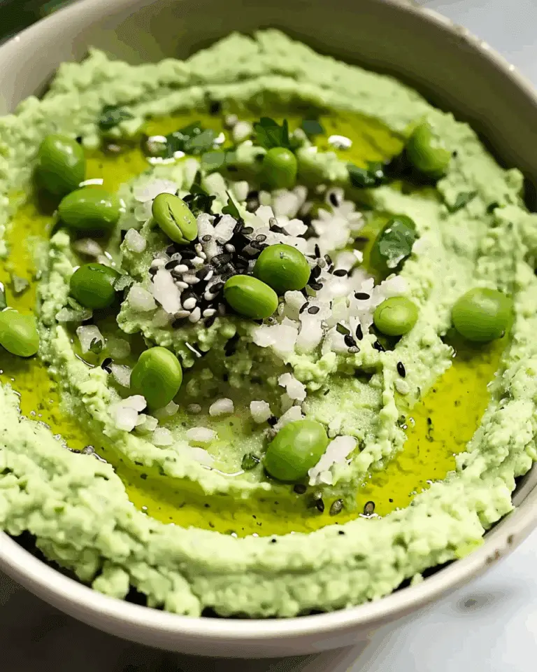 Cilantro Edamame Hummus