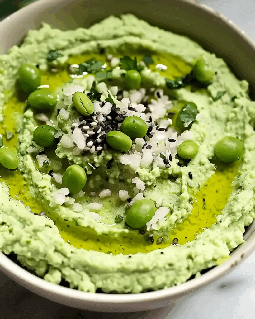 Cilantro Edamame Hummus