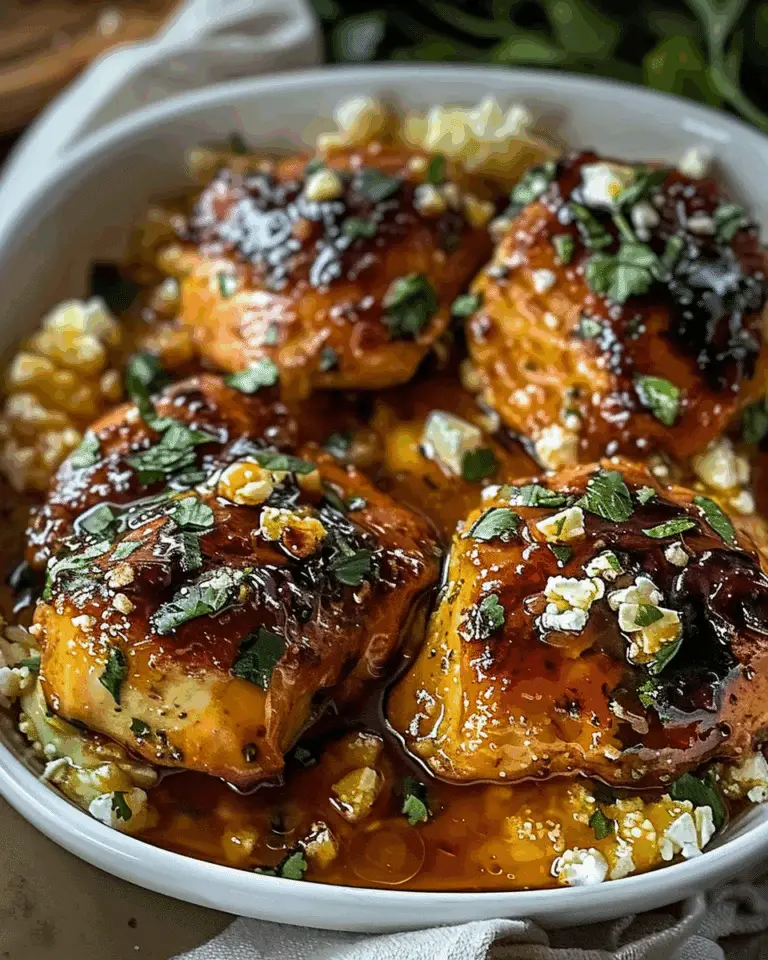 Hot Honey Feta Chicken Dish: A Deliciously Spicy and Savory
