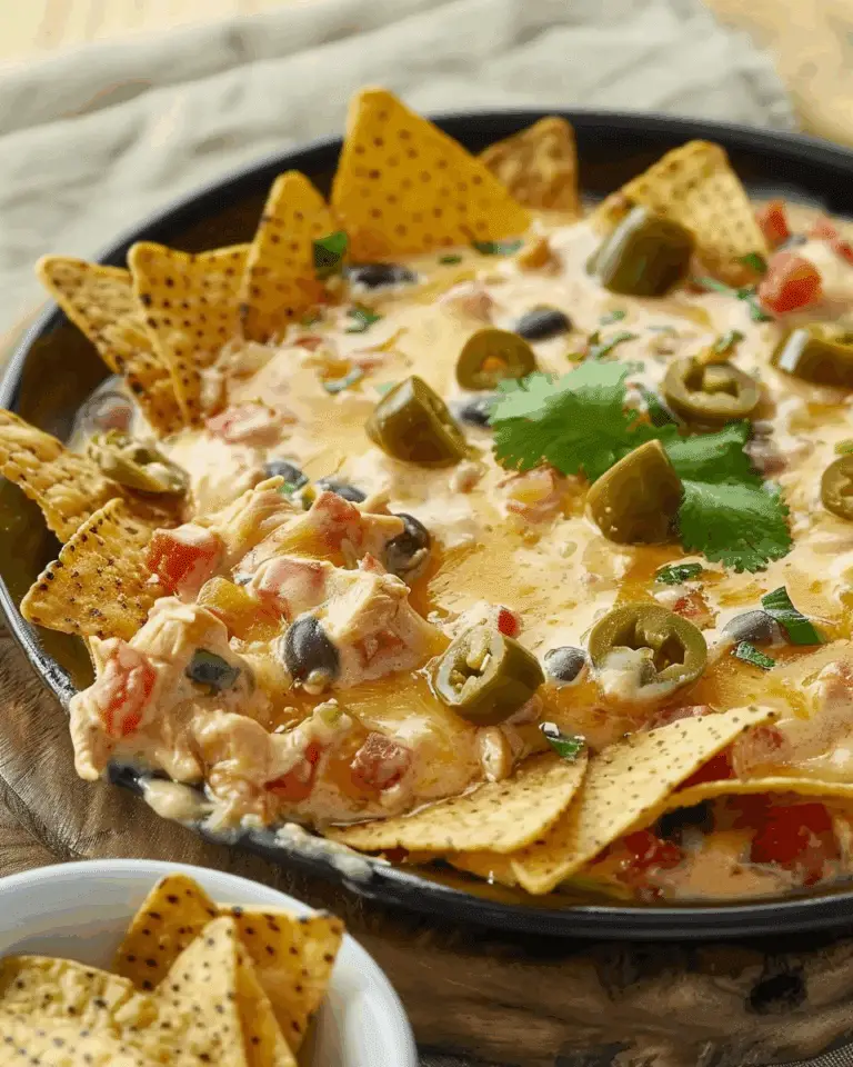 Outrageous Warm Chicken Nacho Dip