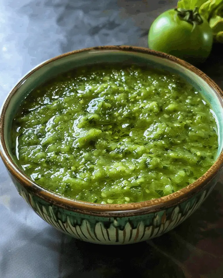 Salsa de Tomatillo
