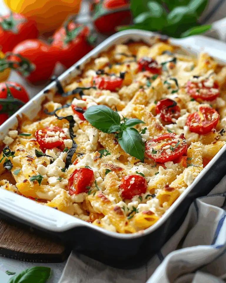 Best Baked Feta Pasta with Vegetables