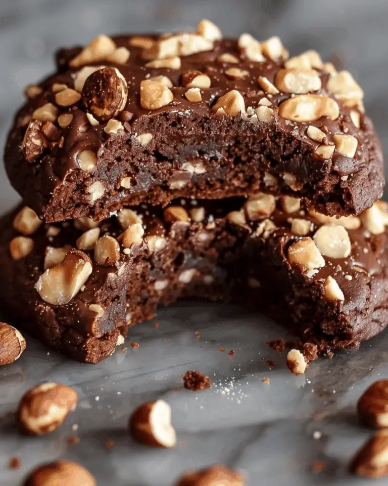 Chocolate Hazelnut Crunch Cookies