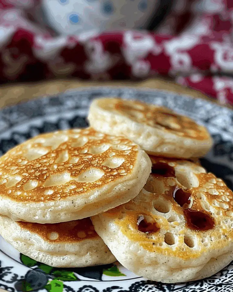 Easy Sourdough Crumpets