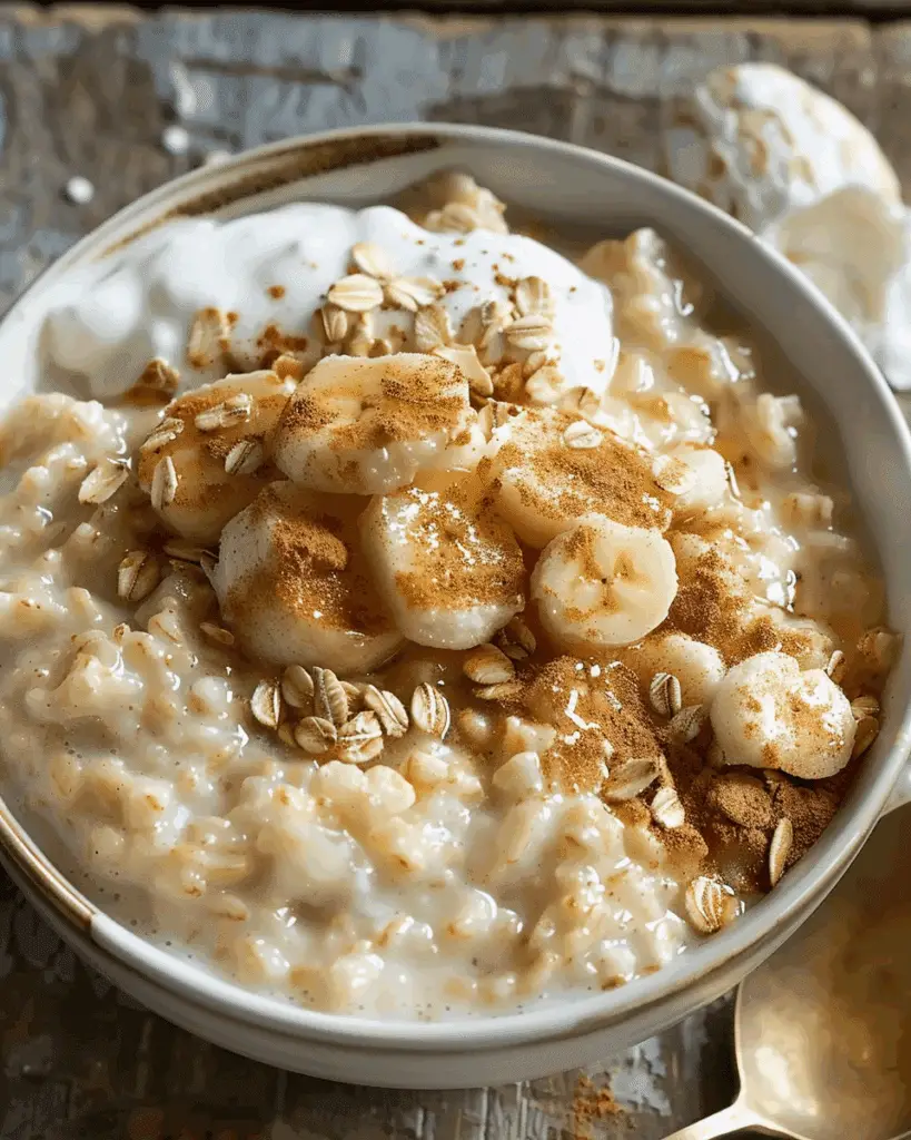 Fluffernutter Oatmeal
