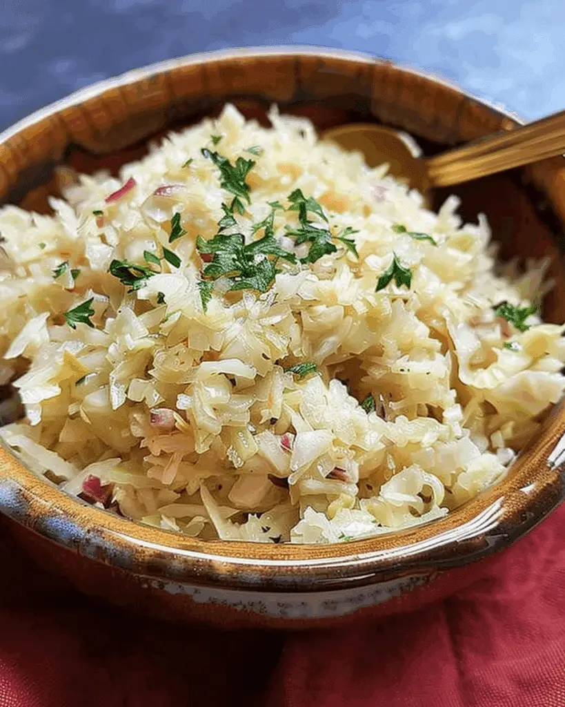 Easy German Style Cabbage Salad