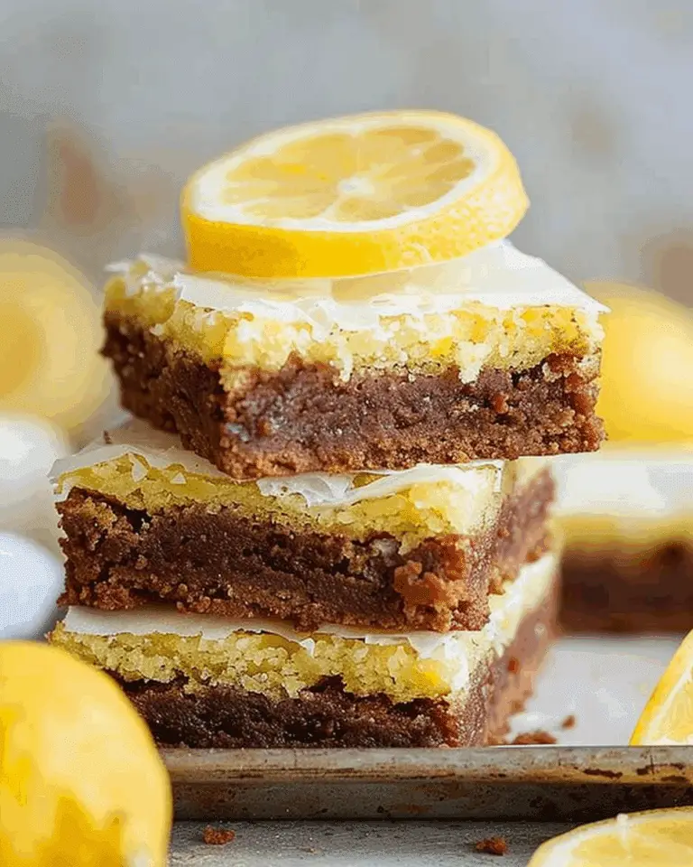 The Best Lemon Brownies