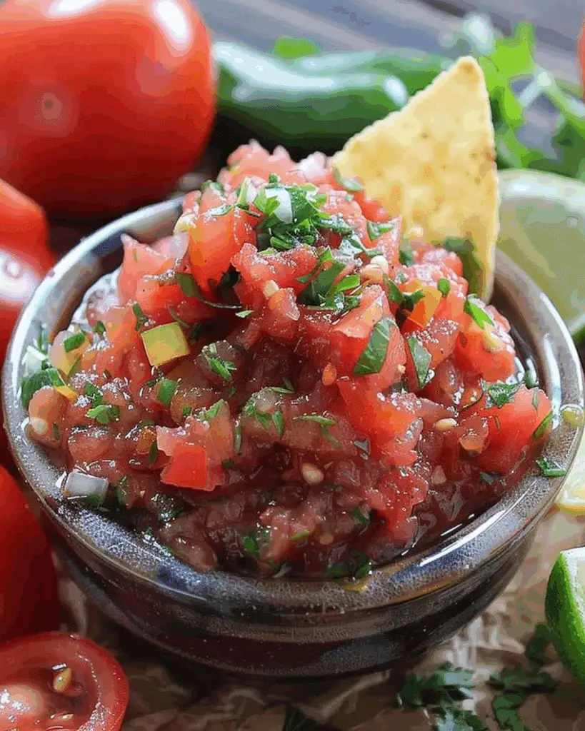 Spicy Fresh Tomato Salsa