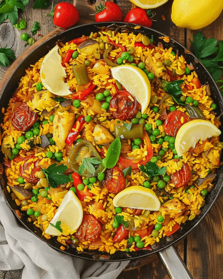 Vegetarian Paella (Ready in 30 Minutes!)