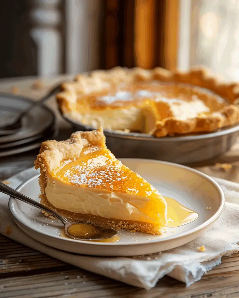Golden Greek Honey Pie (Melopita)