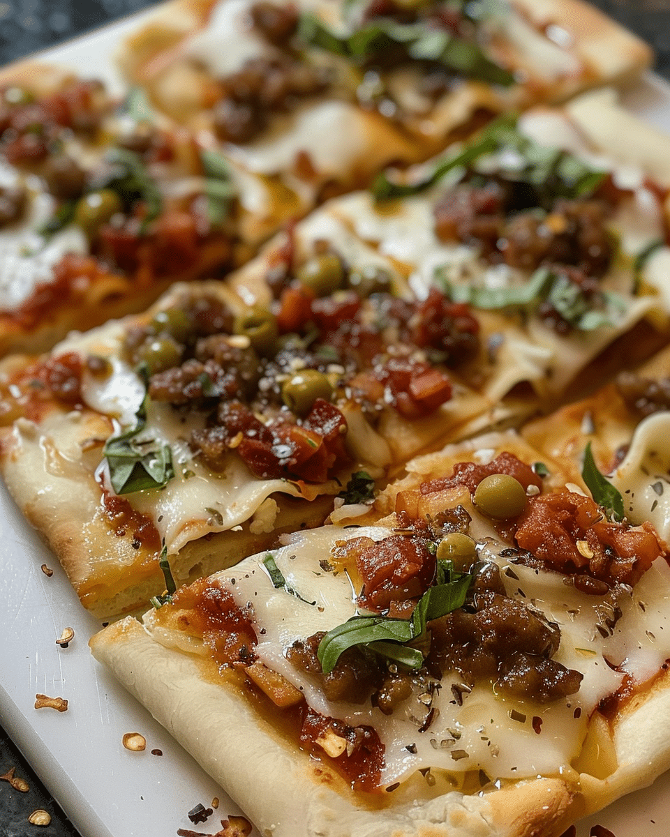 Lasagna Flatbread