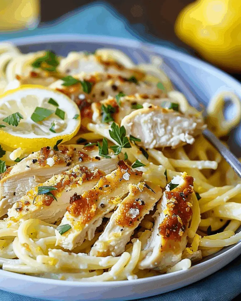 The Best Lemon Chicken Pasta