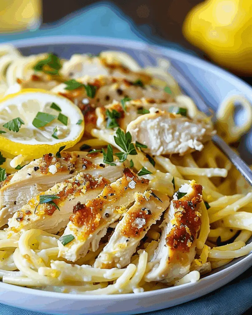 The Best Lemon Chicken Pasta