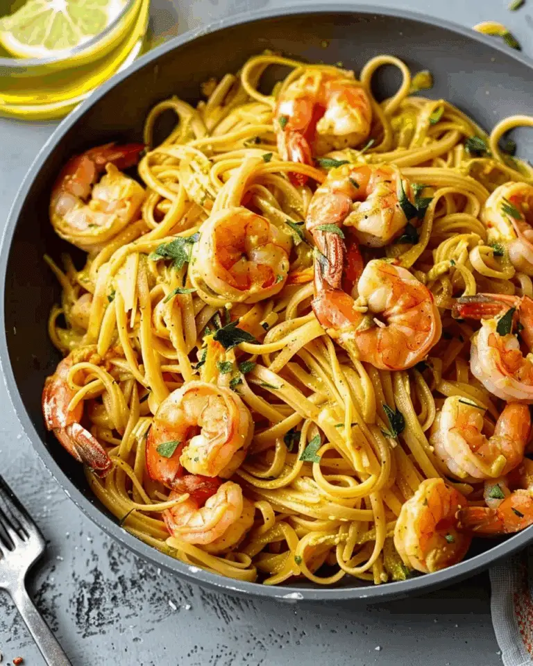 Curry Shrimp Linguine