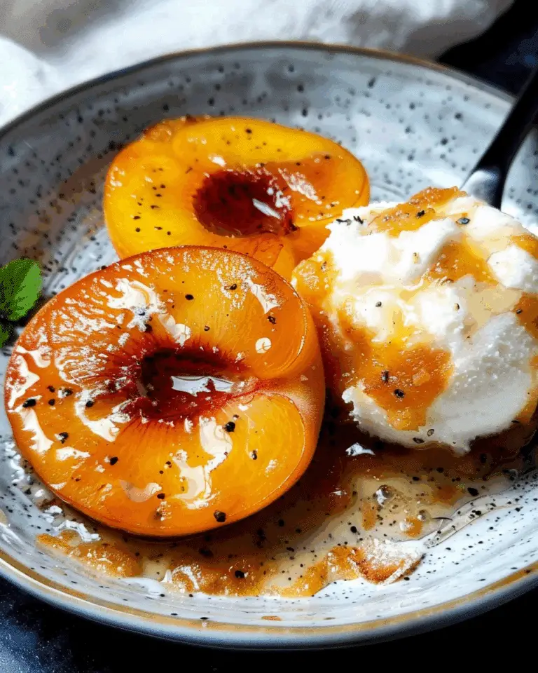 Easy Pan Fried Peaches with Sugar and Cinnamon