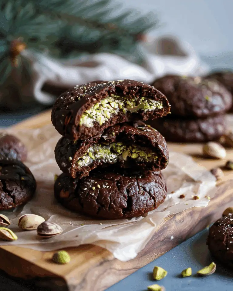 Pistachio Kunafa Chocolate Cookies