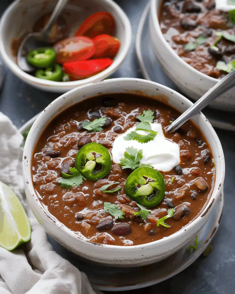 Amazing Vegan Black Bean Soup