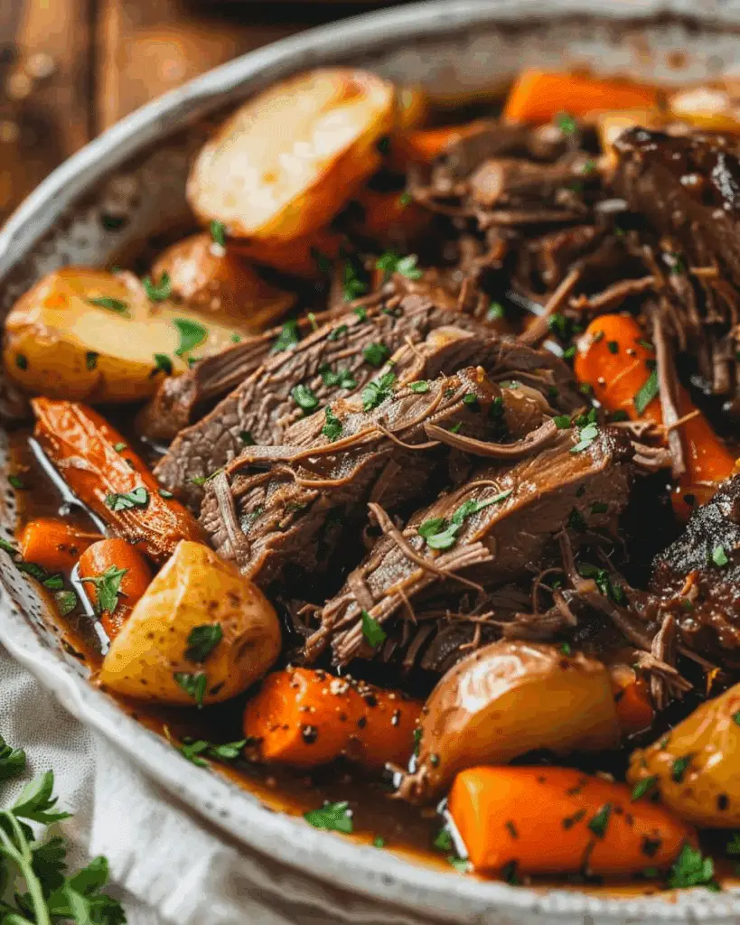 Crockpot Chuck Roast with Vegetables