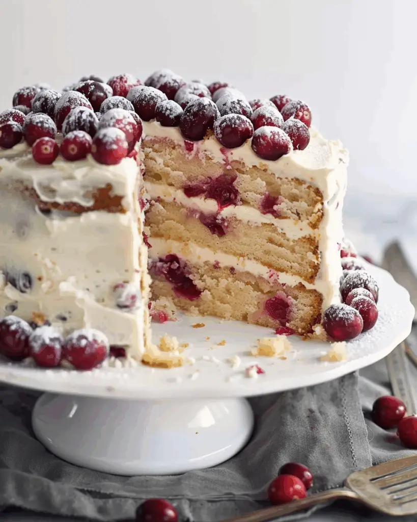 Cranberry Orange Holiday Cake