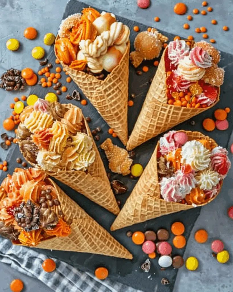 Candy Cornucopias