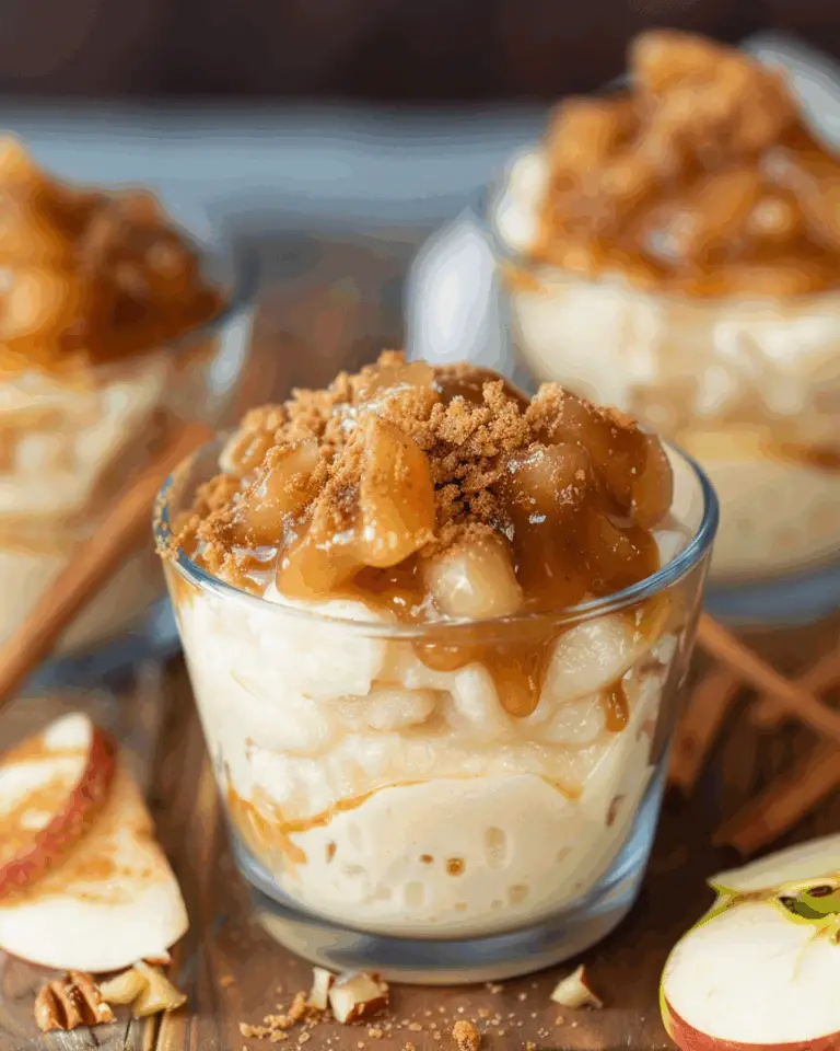 Caramel Apple Pudding Cups