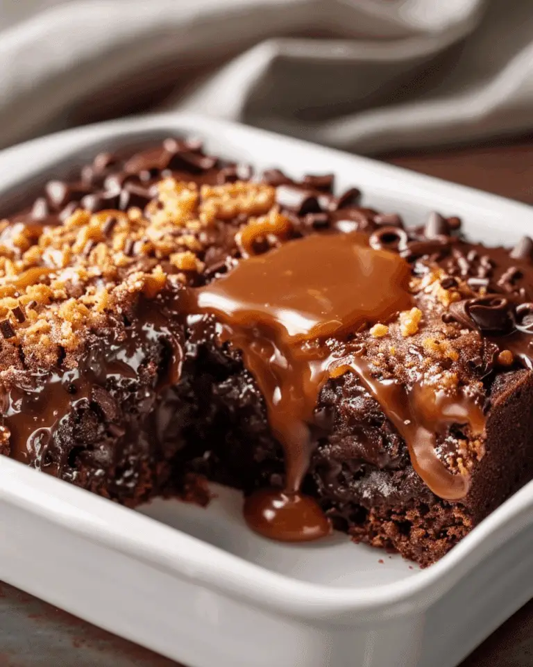 Chocolate Caramel Dump Cake