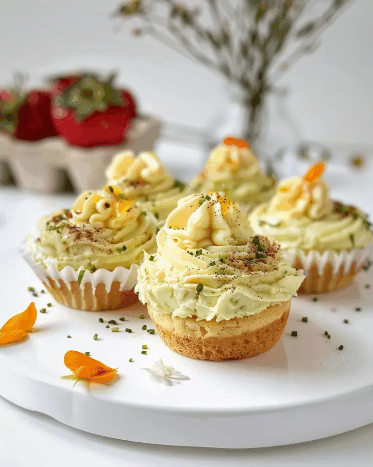 Deviled Egg Cupcakes (A Savory Twist on a Classic Treat)