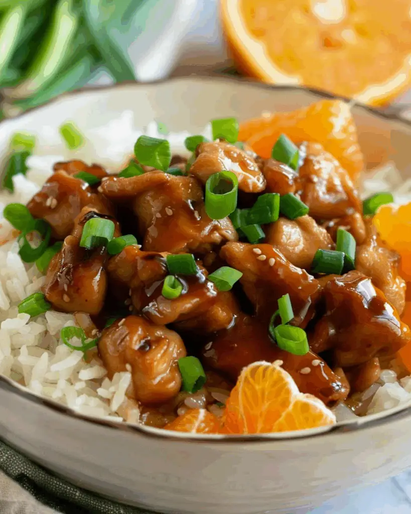 Healthy Orange Chicken