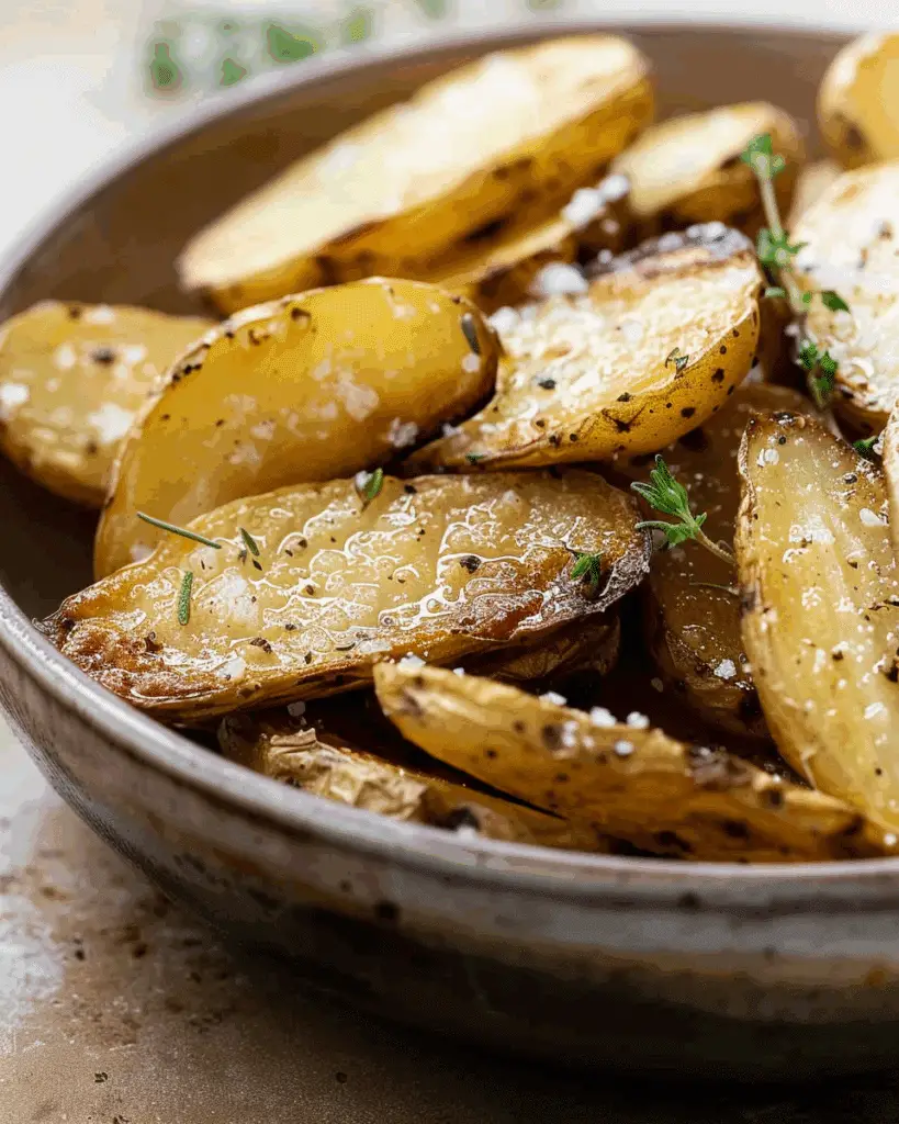 Salt and Vinegar Fingerling Potatoes