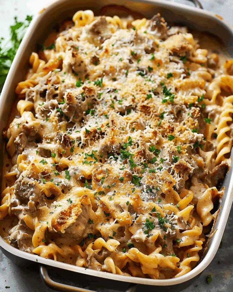 Beef Stroganoff Casserole