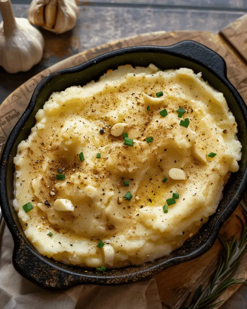 Traeger Roasted Garlic Mashed Potatoes