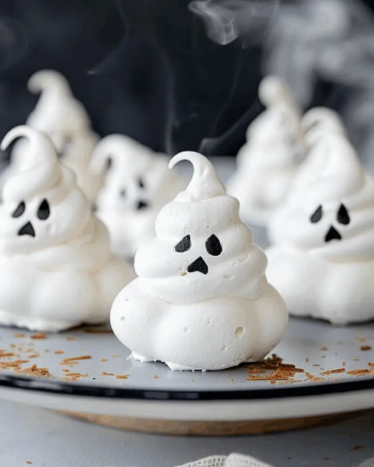 Vegan Meringue Ghosts