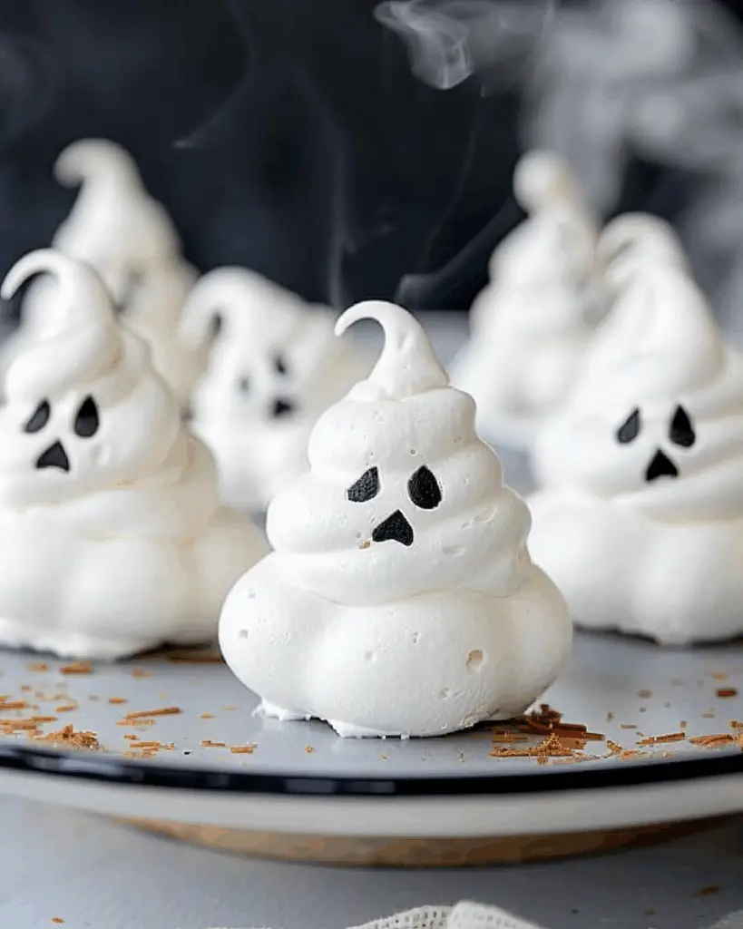 Vegan Meringue Ghosts