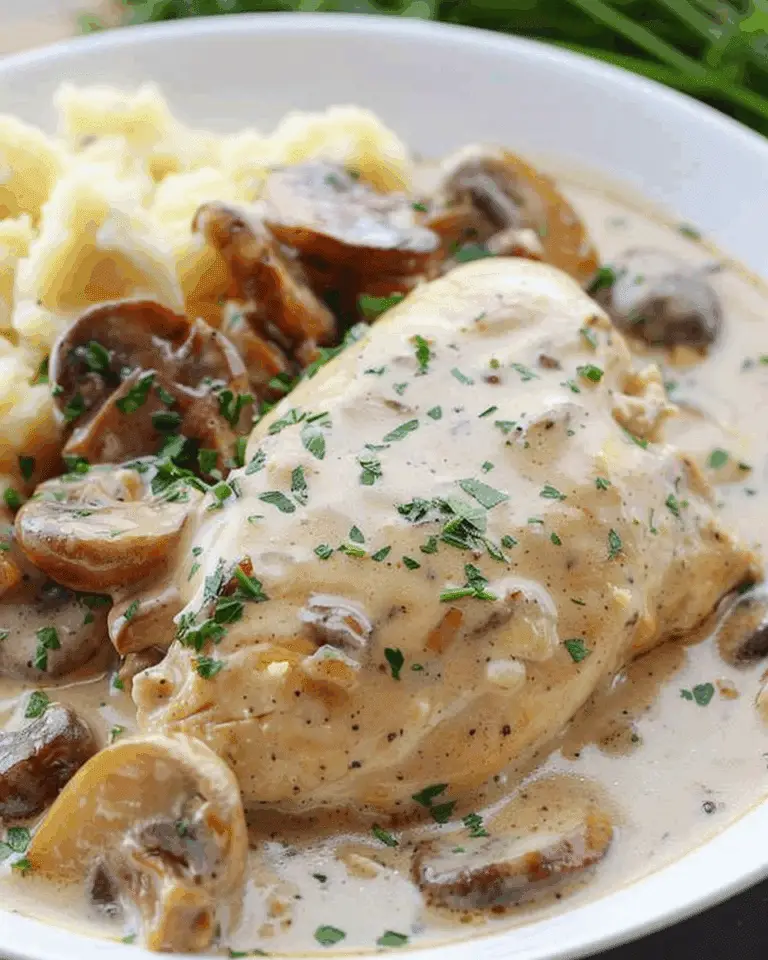Creamy Chicken Breast With Mushrooms
