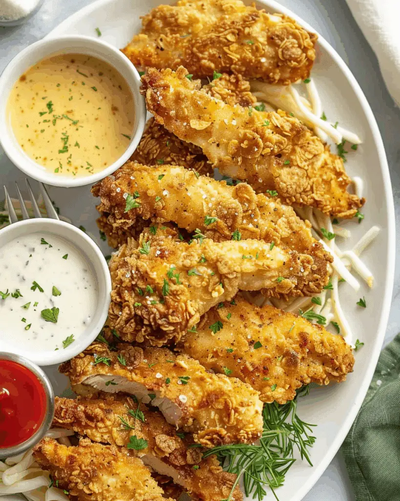 Crunchy Baked Chicken Tenders