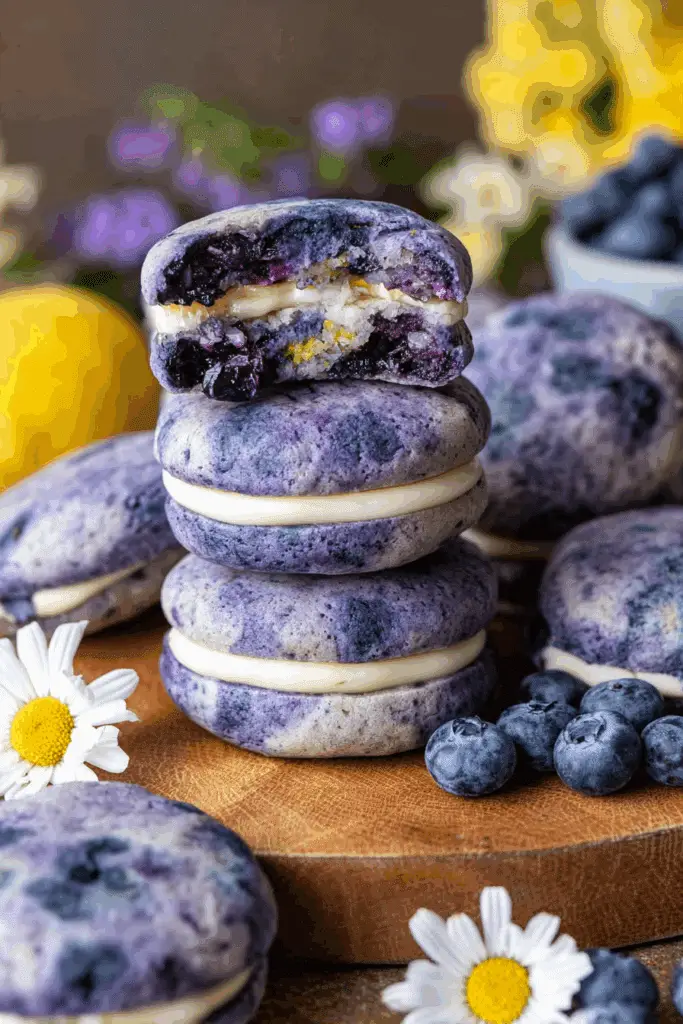 Lemon Blueberry Cheesecake Cookies