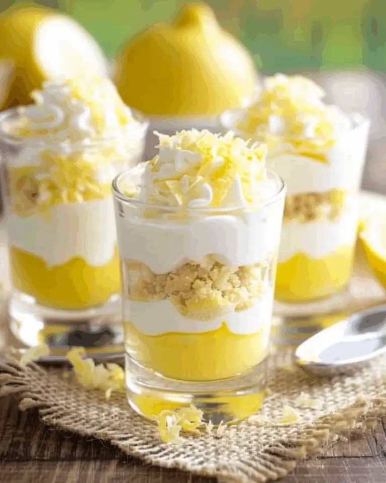 Lemon Lush Dessert Shooters